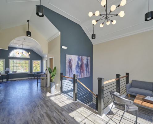 Grand Bay Apartments and Townhomes Clubhouse and Leasing Office Interior