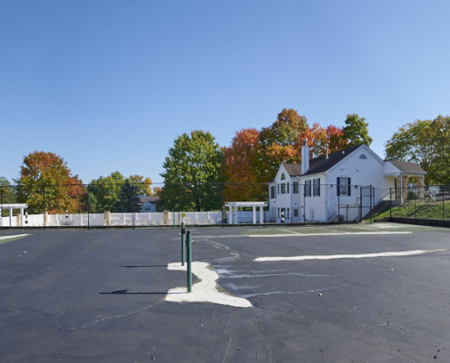 Grand Bay Apartments and Townhomes Clubhouse and Leasing Office Tennis Courts