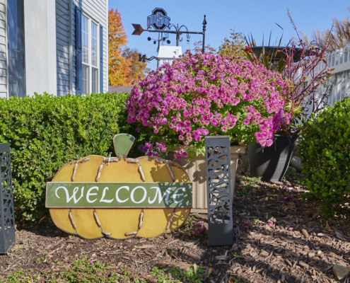 Grand Bay Apartments and Townhomes Welcome Sign