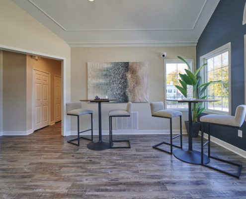 Grand Bay Apartments and Townhomes Clubhouse and Leasing Office Interior