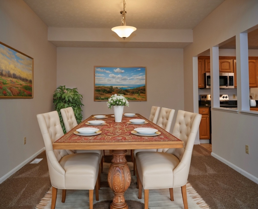 Grand Bay Townhomes and Apartments Dining Room Detail